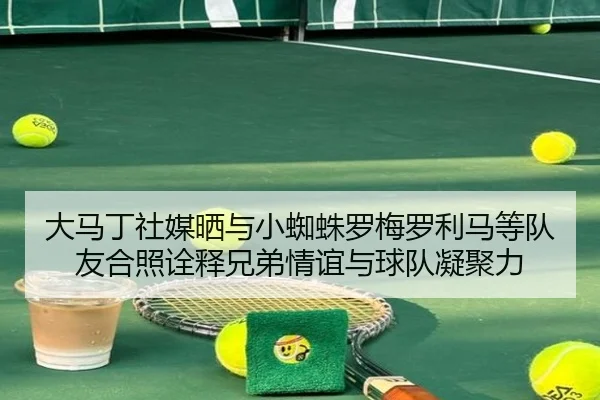 大马丁社媒晒与小蜘蛛罗梅罗利马等队友合照诠释兄弟情谊与球队凝聚力 | Kaiyun